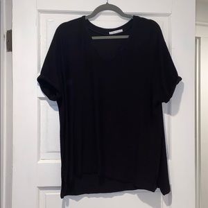 Zara Black Tunic Top